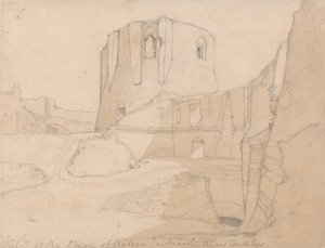 Vue du donjon du Château Gaillard, près d